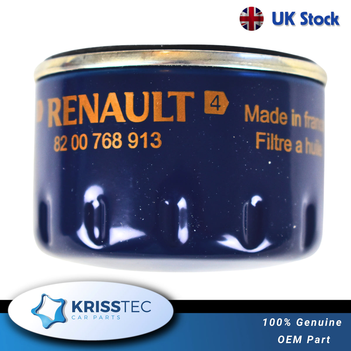 Renault Genuine Engine Oil Filter 8200768913