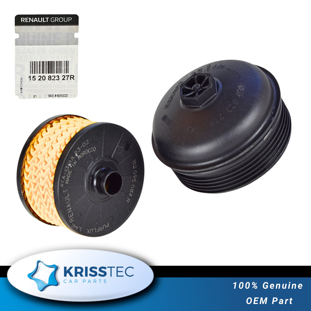 Renault Genuine Engine Oil Filter 152082327R