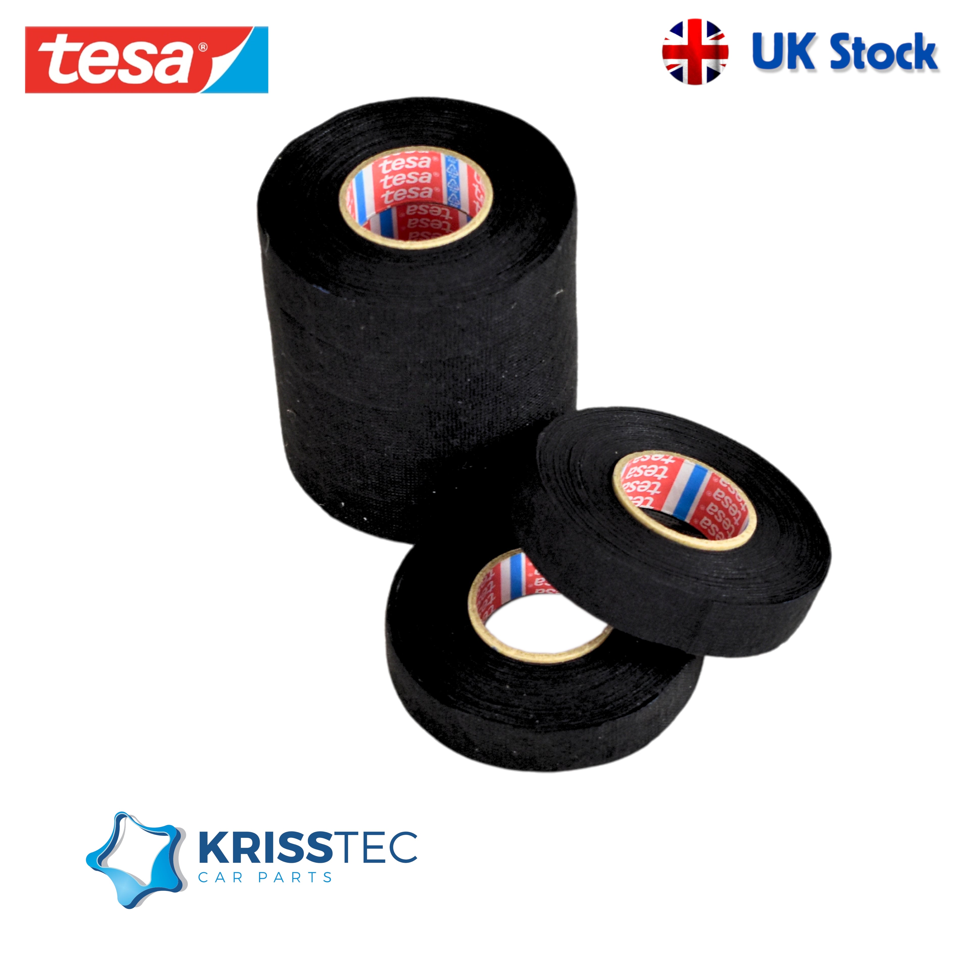 TESA TAPE 51608 Adhesive Fleece Fabric Wirnig Loom Harness 19mm 15m length